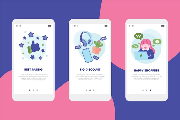 Mockup der Giggleblob App auf einem Smartphone